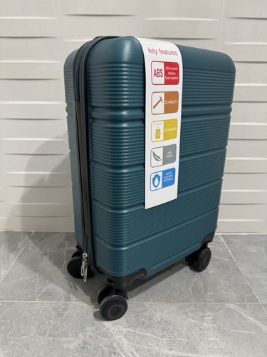 Trolley rigido abs verde - trolley,